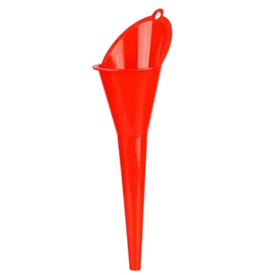 Car Long Stem Funnel Gasoline Oil Fuel Filling Tools Anti-splash Plastic Oil Funnel Motorcycle Refueling Tools Auto Accessories