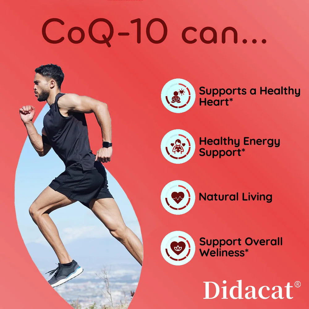 High Absorption Ubiquinol CoQ10 500MG-Heart Health&Energy Production - Nutritional Supplements with Coenzyme Q10