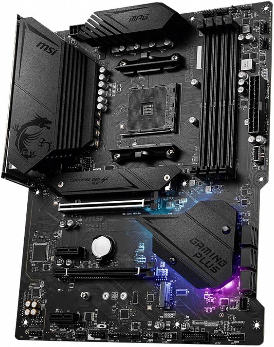 MSI MPG B550 GAMING PLUS Motherboard ATX - Ryzen 3rd Gen, AM4, DDR4, PCIe4