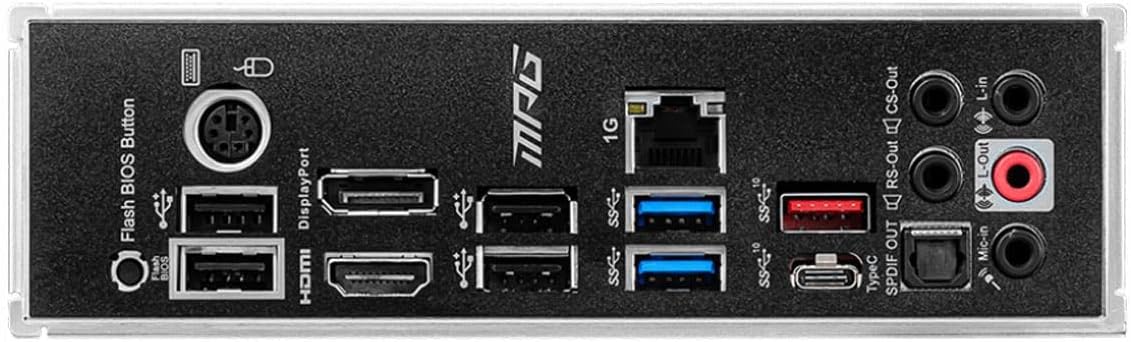 MSI MPG B550 GAMING PLUS Motherboard ATX - Ryzen 3rd Gen, AM4, DDR4, PCIe4