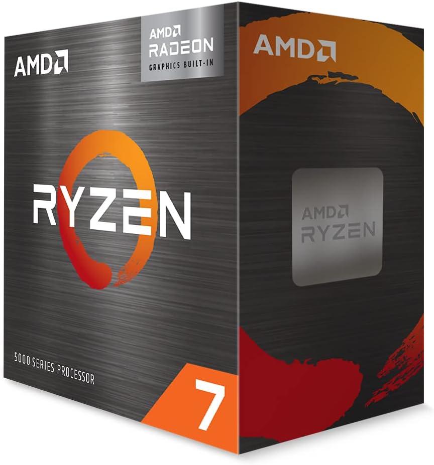 AMD Ryzen 7 5700G 8-core, 16-Thread Processor with Wraith Stealth Cooler, up to 4.6GHz