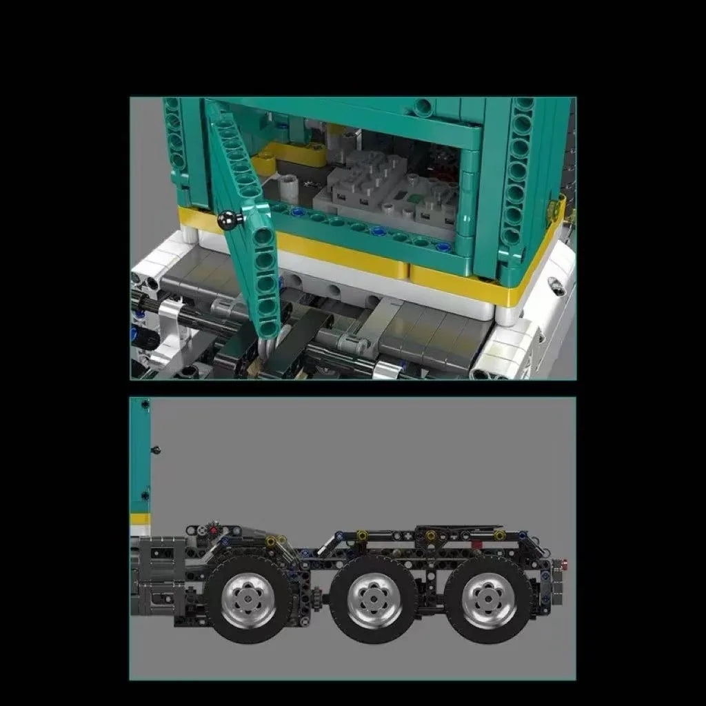 MOULD KING 13201 Peter American Truck Engineering Car Building Blocks Brick Model Toy for Kids Adult Gift