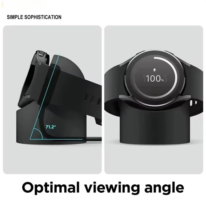 Compatible with Samsung Galaxy Watch 7 Charger Stand 40 44 46mm Galaxy Watch 3 4 5Pro 6 Charge silicone Stand 45 Charging baser