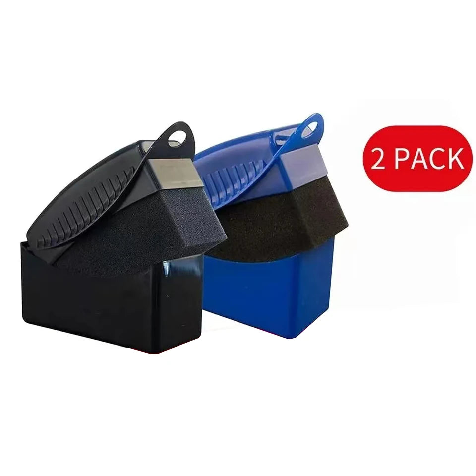 kkjoy Auto Wheel Rim Detailing Sponge Pads Wax Polishing Washing Tool 2Pcs used for car tire cleaning work
