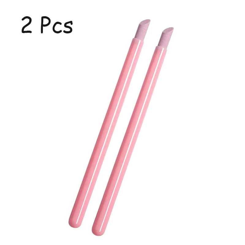 1/5PC Nails Art Quartz Grinding Pen Nail Cuticle scissors Dead Skin Remover UV Gel Polish Manicure Stick Files Accessories Tools