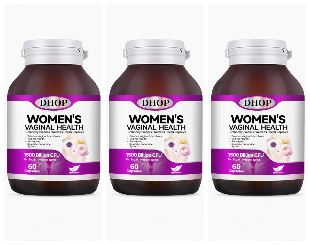 Women Vaginal Health Capsules 60 Count with Multivitamin,Probiotic Blend — Support Urinary System Wellness & Balanced Microbiota