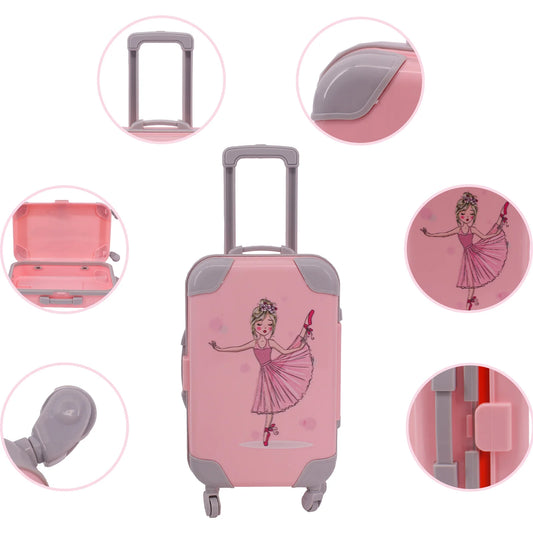 The Latest Doll Luggage For 43cm Baby Doll Clothes Accessories For Labubu,18 Inch American Doll Girl's Toys,babi Doll,1/3 Bjd