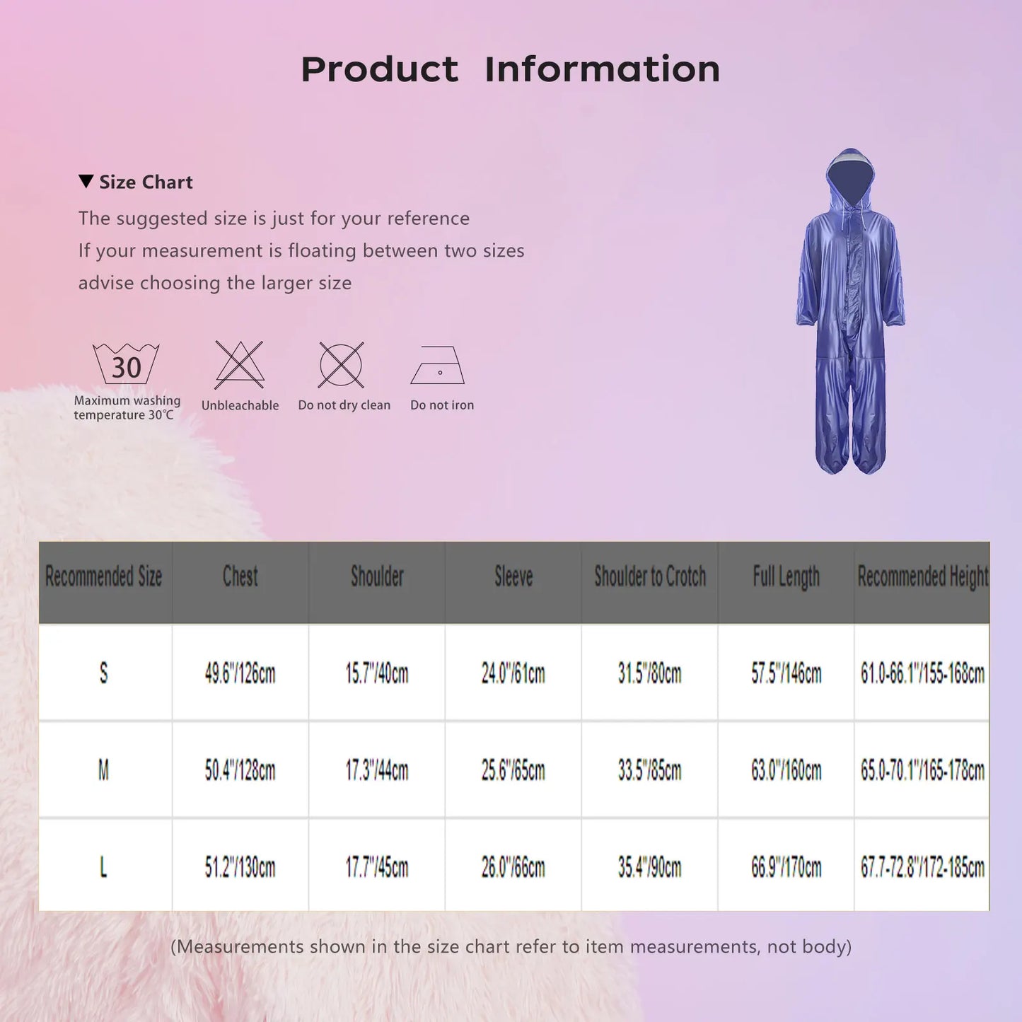 Adults One Piece Full-body Hooded Raincoat Hood with Drawstring Front Button And Zipper One-piece Waterproof Jumpsuit Workwear