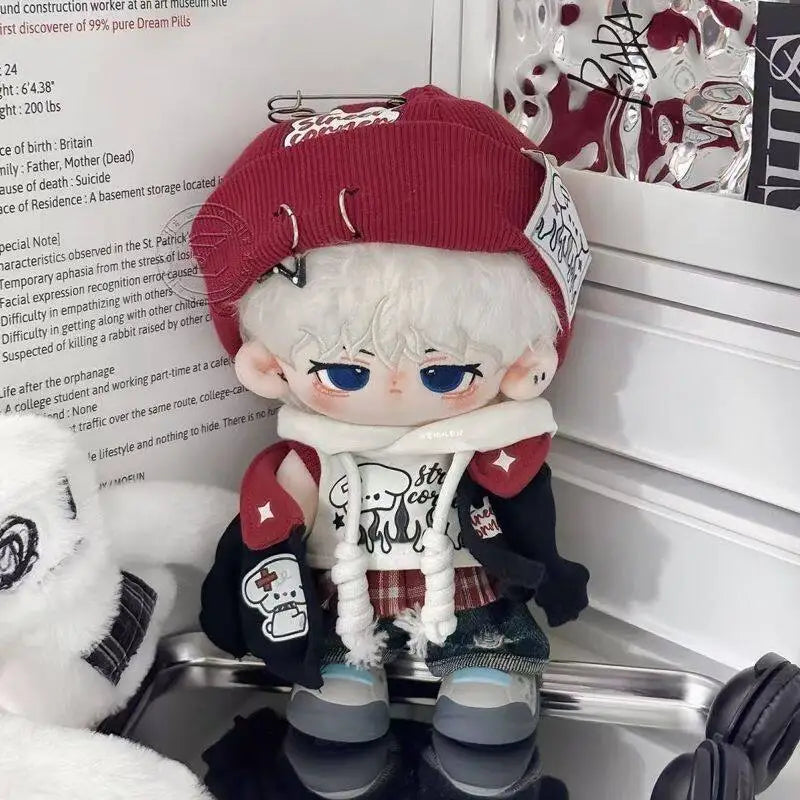 [Don't Mess with the Puppy] Original Authentic Doll Clothes American Retro Set for 20cm Cotton Dolls