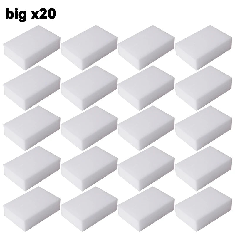 5 or 50pcs Magic Melamine Sponge Eraser Cleaner Strong Absorbent Kitchen Bathroom Cleaning Tools Household Supplies Sponges