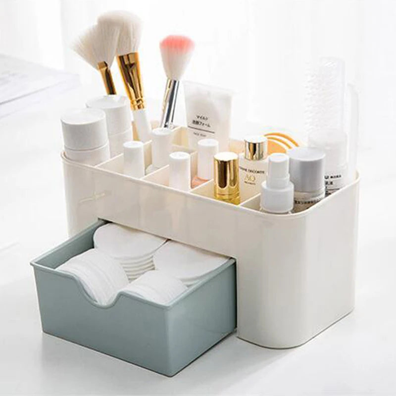Nails Art Plastic Organizer Container Gel Polish Remover Cleaning Cotton Pad Swab Box Storage Case Decoration Accessories Tool
