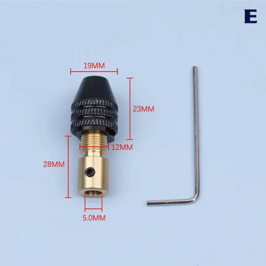 1pcs Universal Mini Chuck Electronic Drill Bit Collet  Multifunction Micro Electric Drill Tool Set Fixture Clamp