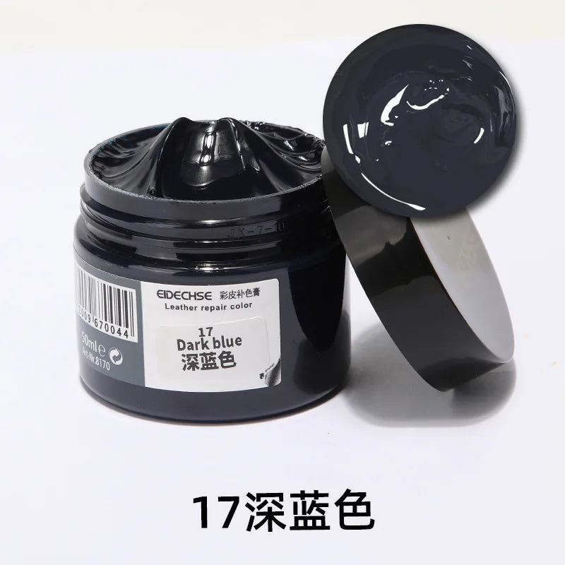 Car Leather Repair Kit Liquid Skin Recoloring Balm No Heat Repair Tool Auto Seat Holes Scratch Cracks rips restoration set shoes