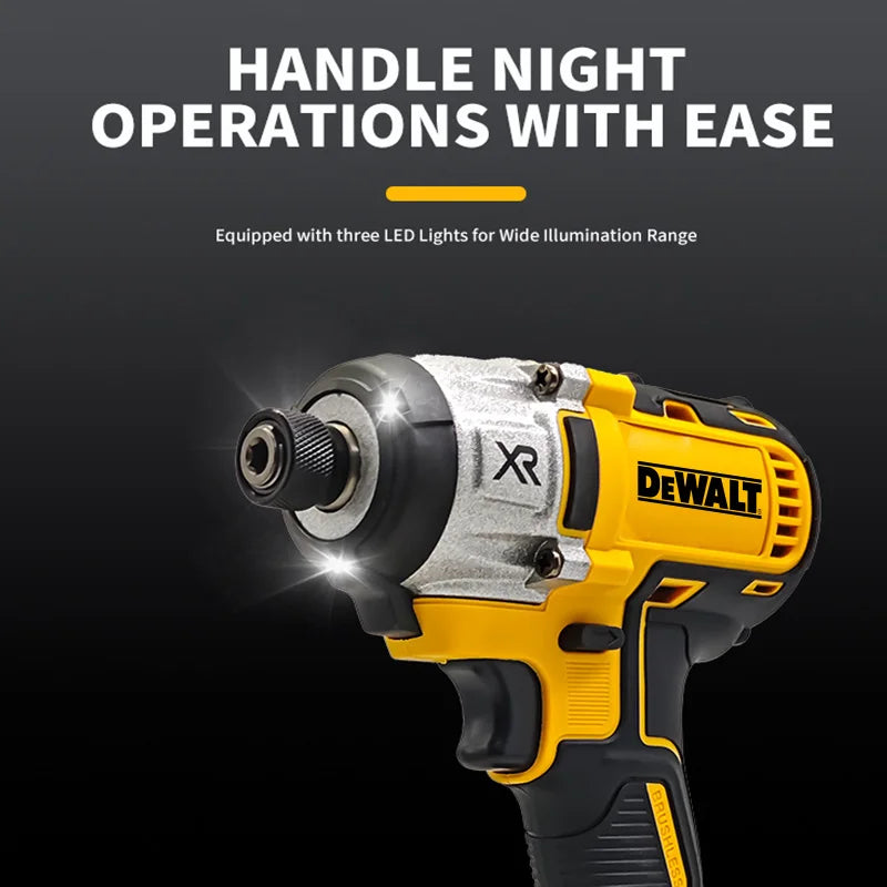 DeWalt DCF887 20V Brushless Cordless Impact Driver 205N.m Electric Screwdriver Impact Drill With LED Light For Dewalt 20V Batter