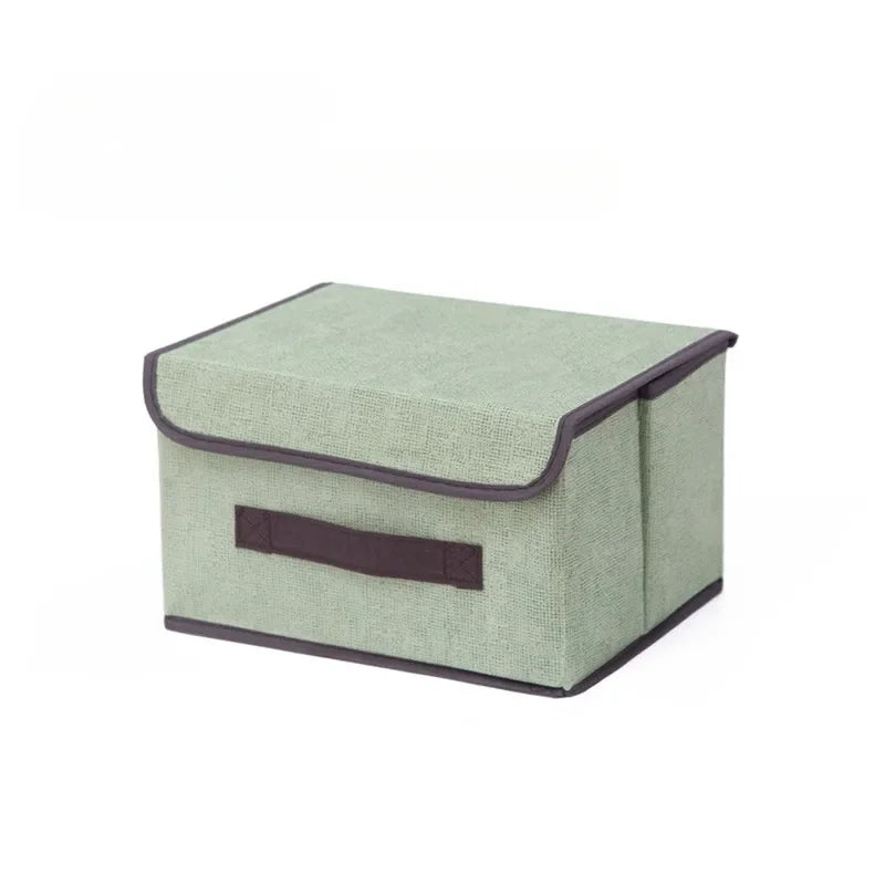 Fold Non Woven Fabric Storage Box Gray Home Supplies Clothing Underwear Sock And Kid Toy Storage Organizer Cosmetics
