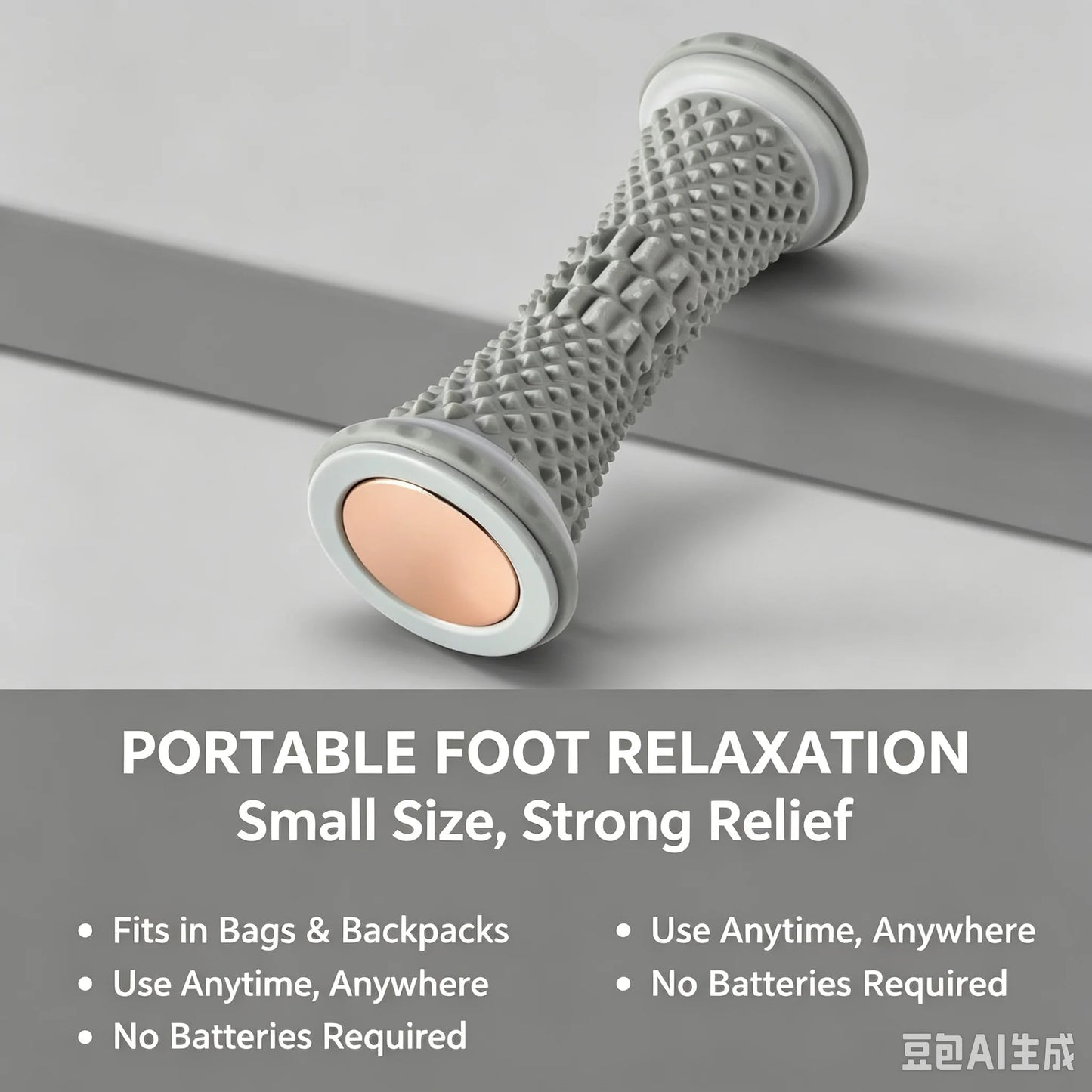 Plastic Manual Foot Roller Massage Ball Plantar Fascia Massager Yoga Foot Roller Relieve Foot Soreness Muscle Relax Tool