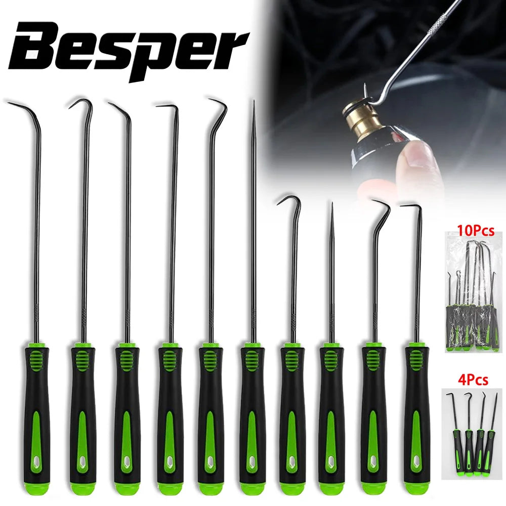 10/4Pcs Precision Oil Seal Pick Tool, Seal Puller, Easy Removal Tool Car Oil Seals O-Rings, Pick Tool, Precision Pick & Hook Set