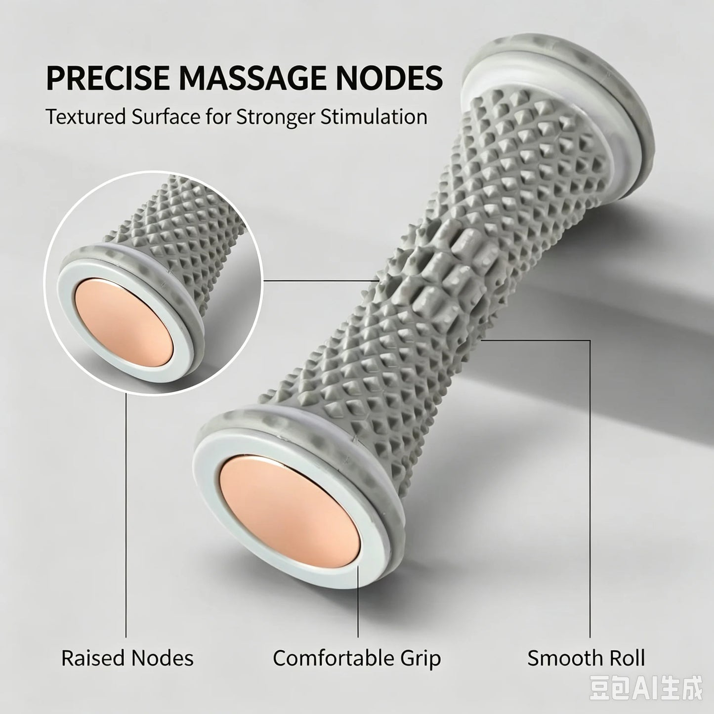Plastic Manual Foot Roller Massage Ball Plantar Fascia Massager Yoga Foot Roller Relieve Foot Soreness Muscle Relax Tool