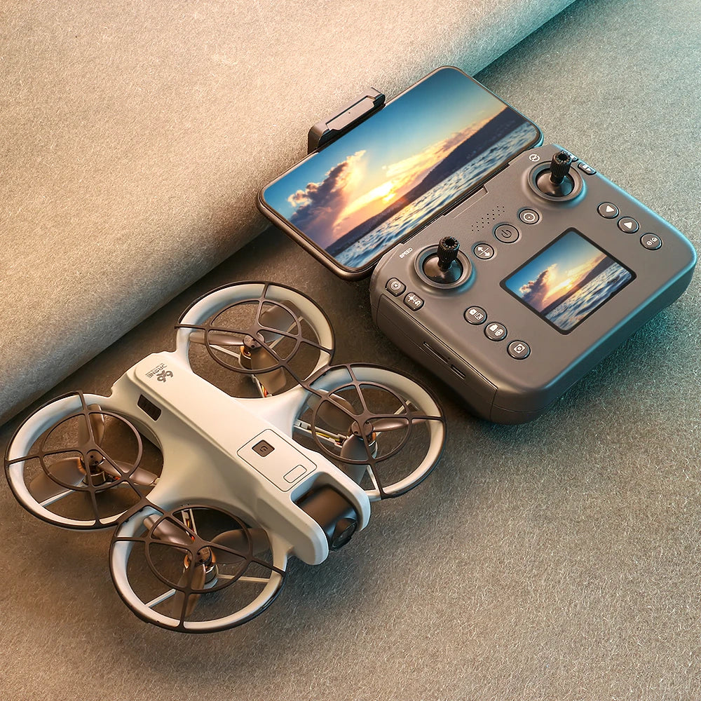 Original V666 Mini Drone 4K Professional Aerial 8k Dual Camera Intelligent obstacle avoidance  Brushless Quadcopter Kid RC Toys