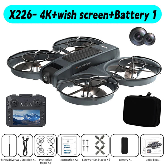 Original Mini Drone X226/X226VR Drones 4K Professional Remote Control Helicopter Plane RC Dron Quadcopter Toys Gift for Kids