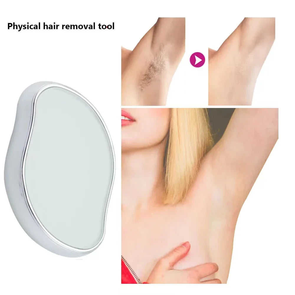 Crystal Physical Hair Eraser Reusable Easy Clean Portable Depilation Tool For Leg Arm Armpit Body Beauty Accessory