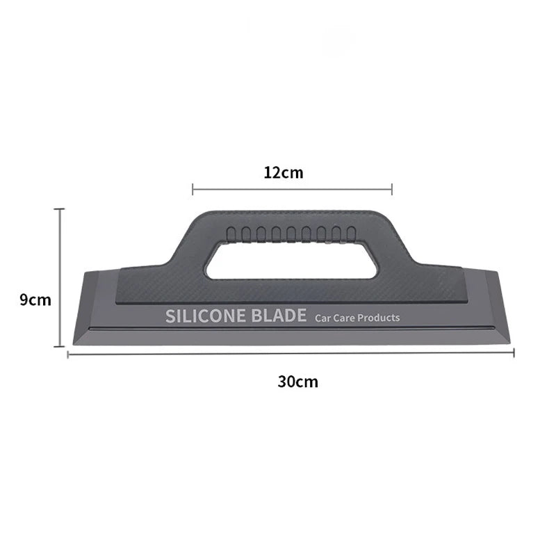 Car Wash Wiper Glass Wiiper Seamless Windshield Handle Silicone Scraper Anti Slip Automotive Beauty Film Application Tools