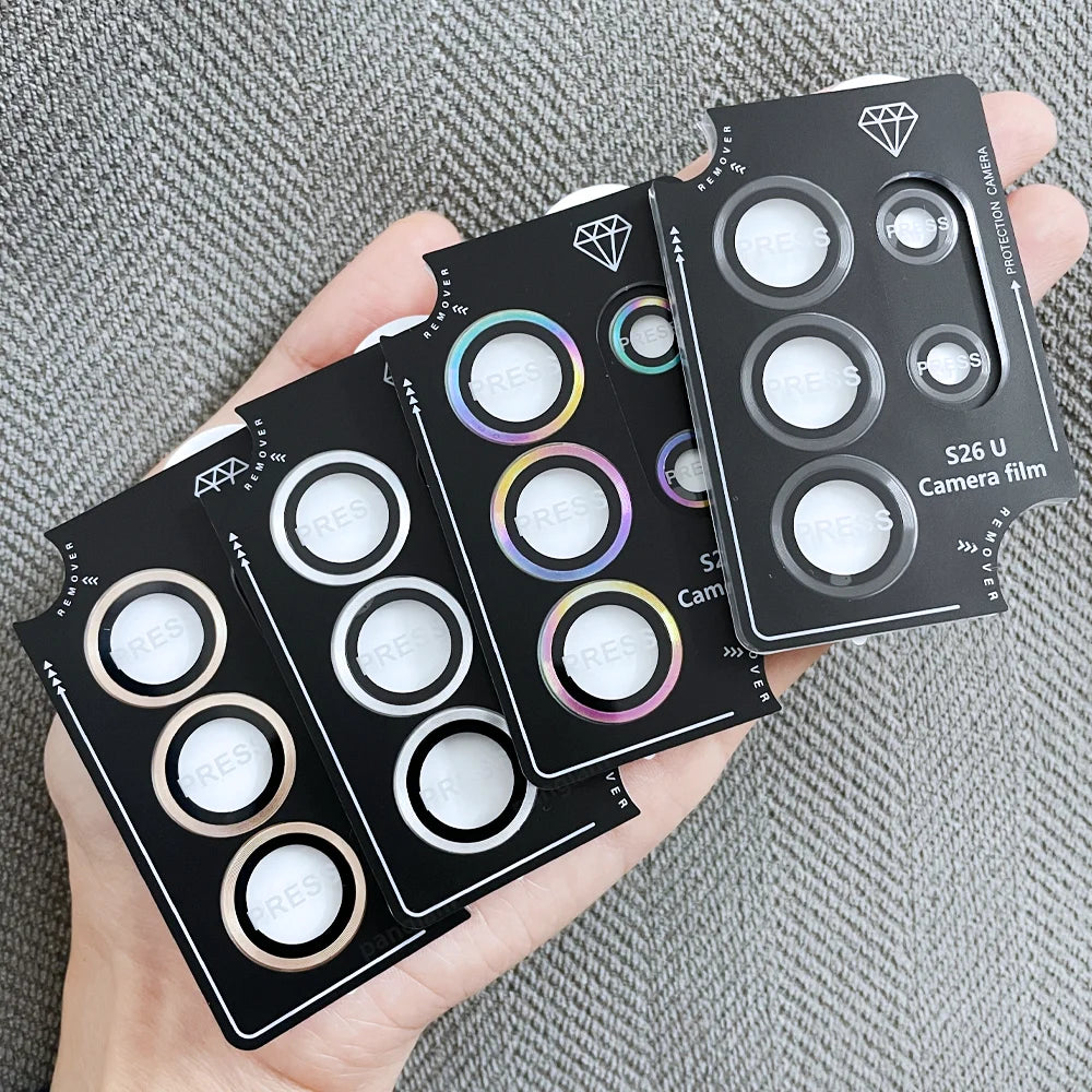 Camera Metal Protector Lens Ring Glass Case For Samsung Galaxy S26Ultra S26 Camera Lens Screen Lens Cover Lens Removal Tool
