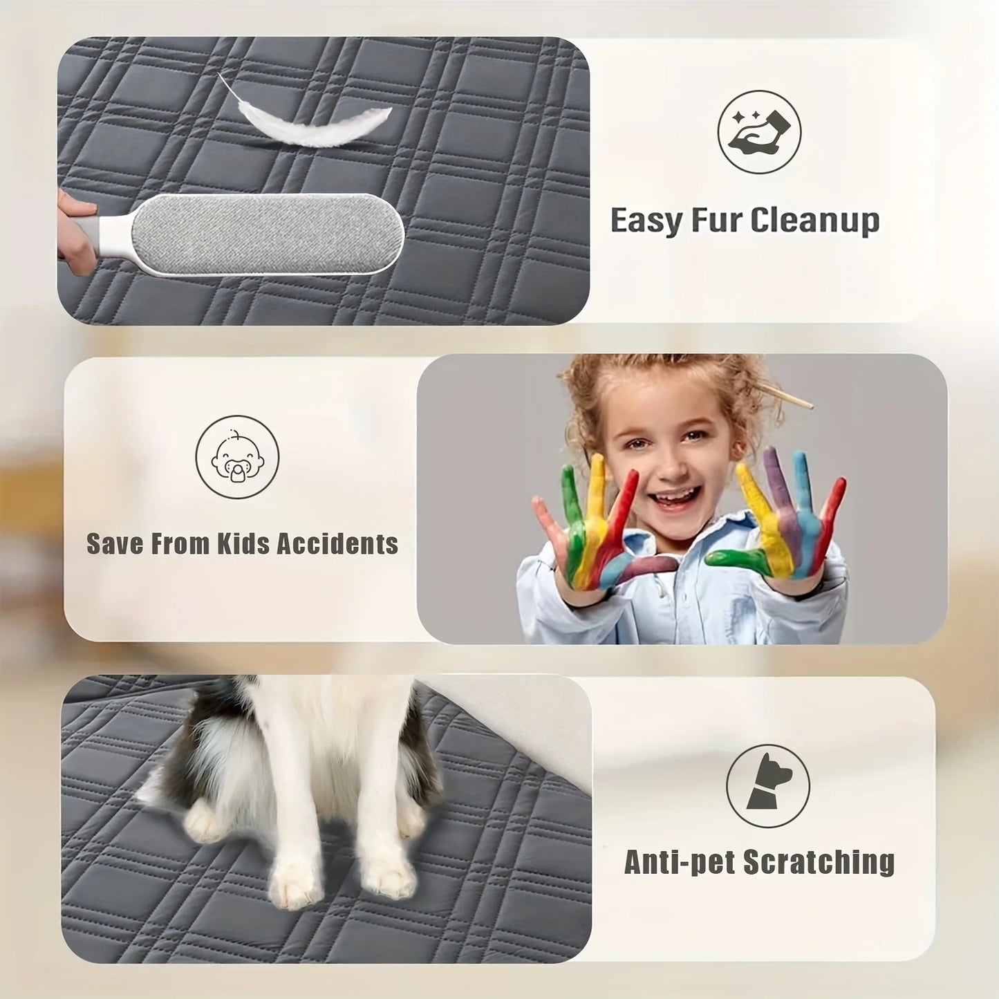 2pcs Set Geometric Sofa Covers for Living Room Water Repellent Protector Non-Slip Mat Blanket L-Shape Couch Cover 90*160&90*210