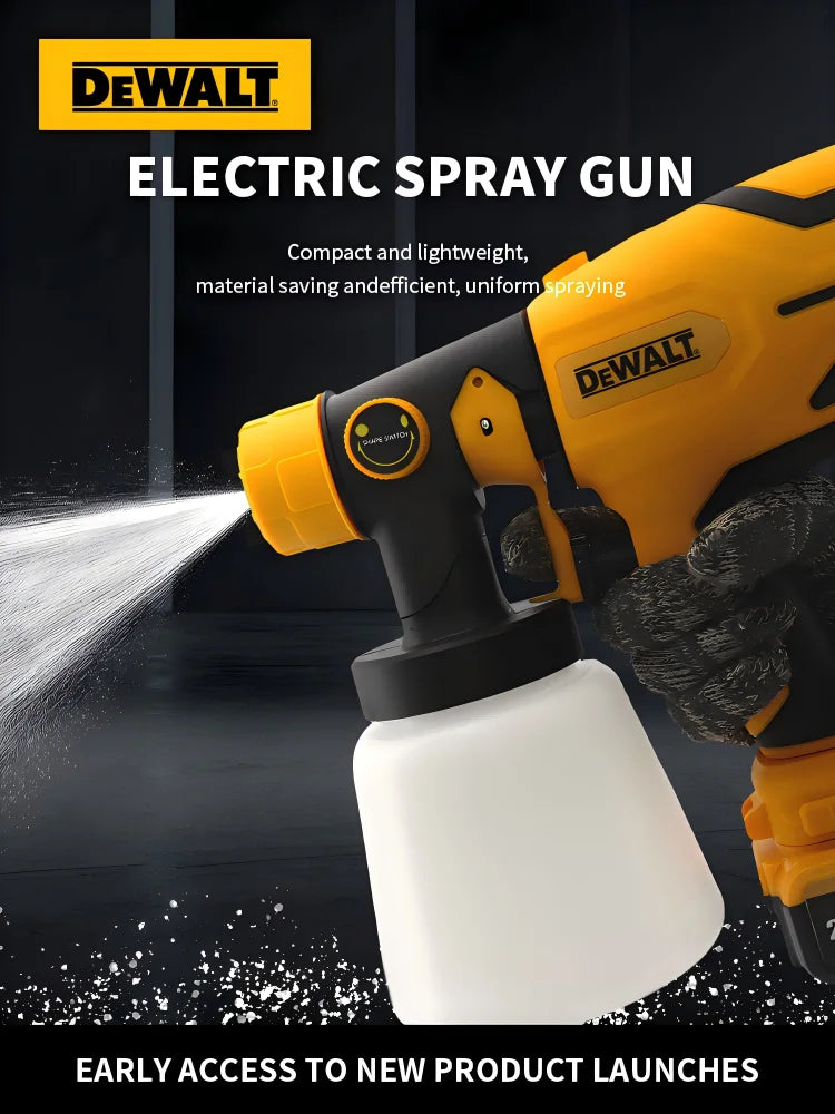 Dewalt Airbrush Brushless Electric Spray Gun Lightweight Paint Sprayer Uniform Spray for Home Improvement And DIY Projects