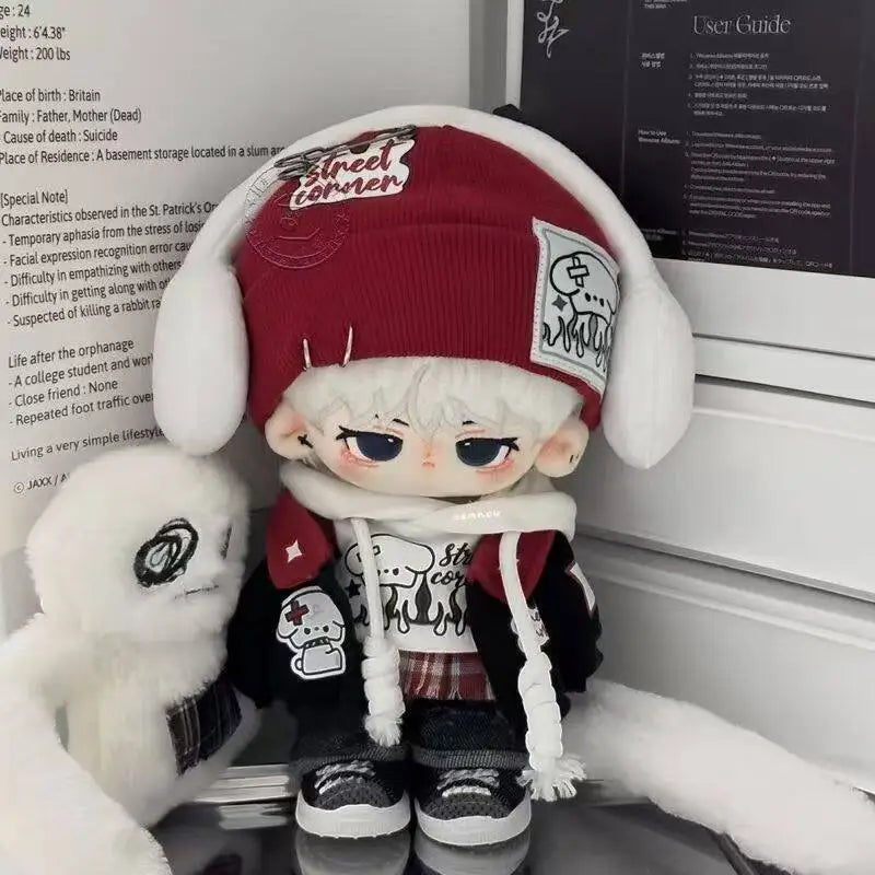 [Don't Mess with the Puppy] Original Authentic Doll Clothes American Retro Set for 20cm Cotton Dolls