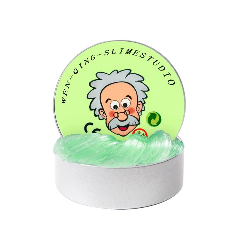 Reusable Putty Liquid Crystal Bouncy Slime Toy Kid Safe Mud Stress Relief Color Clay Shape Handmade DIY Handgum Playdough