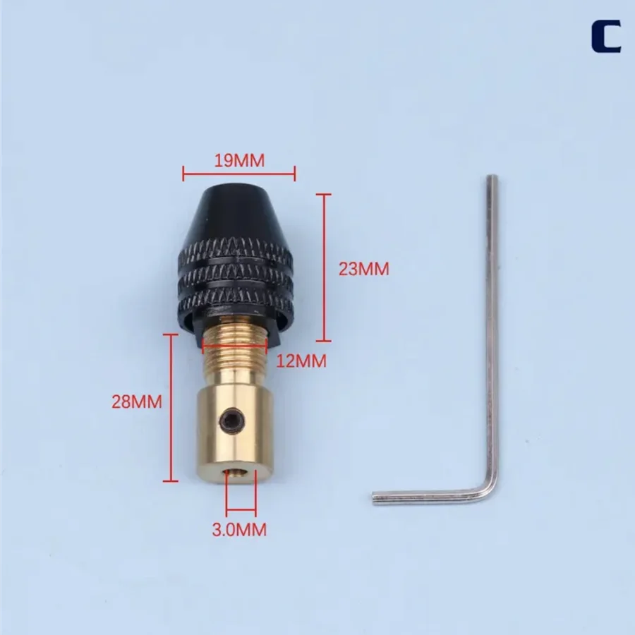 1pcs Universal Mini Chuck Electronic Drill Bit Collet  Multifunction Micro Electric Drill Tool Set Fixture Clamp